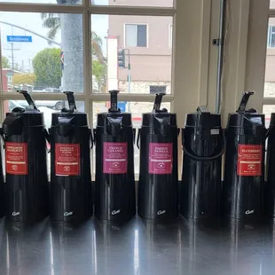 Lots and lots of coffee