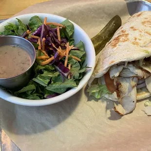 Hot Turkey Breast &amp; Fresh Avocado Pita