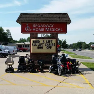 Scooters and Power Chairs for all sizes....