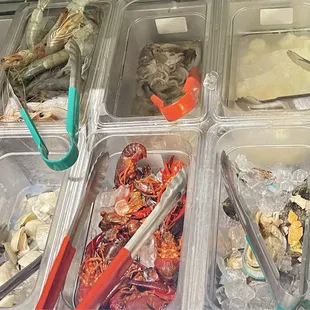 Lot seafood choices.
