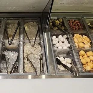 Cold fridge. Self serve.