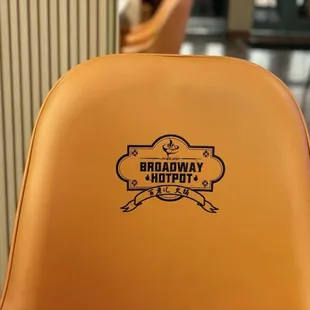 Logo-ed chairs