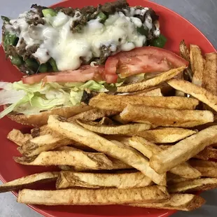 Philly Cheese Stake, one of our most popular specials!