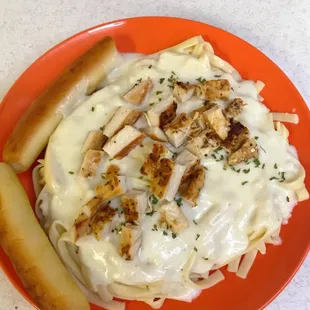 FREE DESSERT WEDNESDAY when eat in, the special is Grilled Chicken &amp;Fettuccine Alfredo or order from our menu God bless you!