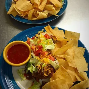 Homemade burritos with fresh chips and sauce, we have something for every taste!!!