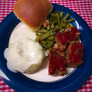 Today's special, MEATLOAF. CHICKEN AND DRESSING!!!