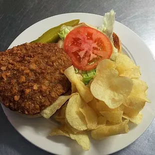 Chicken fried steak sandwiches, need I say more???  Come and get yours.