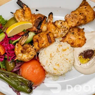 Seafood Kebab