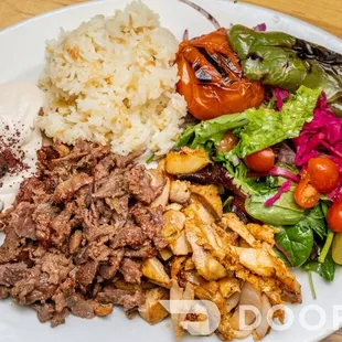Combo Gyro Plate with hummus
