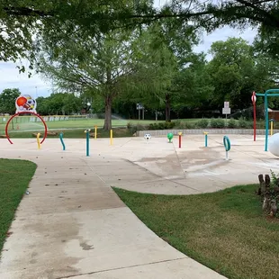 Spray ground
