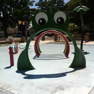 Aquatic playground from the city of Turlock