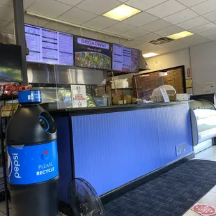 a view of the counter