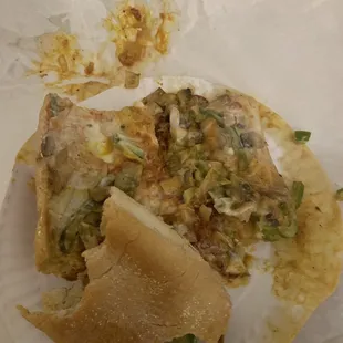 What is this? It's not a sandwich? It's bread with bullshit.