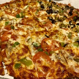 Vegetable pizza