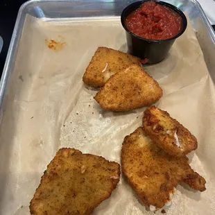 Mozzarella triangles