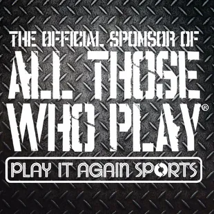 Awesome Play It Again Sports store right beside The Horse Shoe Grill and Home Depot!