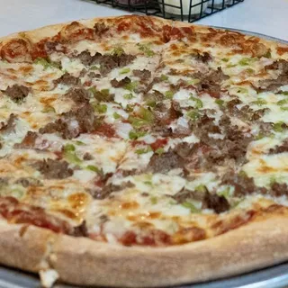 Cheese Steak Pizza