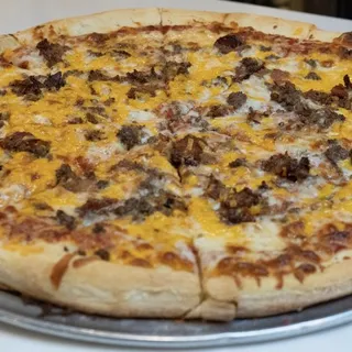 Bacon Cheeseburger Pizza