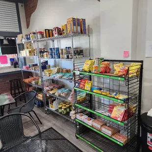 This is also a small market of middle eastern goodies.