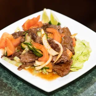 Yum Nua (Thai beef salad)