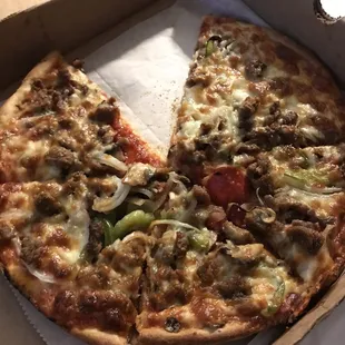 Meat pizza- delicious!!!