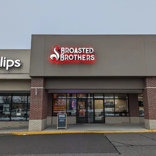 the front of a restaurant