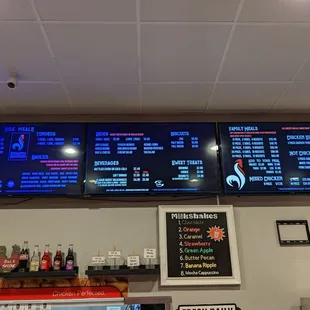 menus and prices