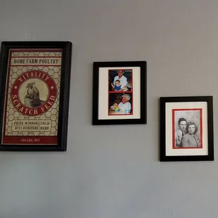 Portraits of company founders, Bernard &amp; Gerry Monroe