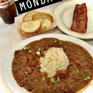 Classic creamy red beans and rice