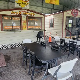 Outside seating