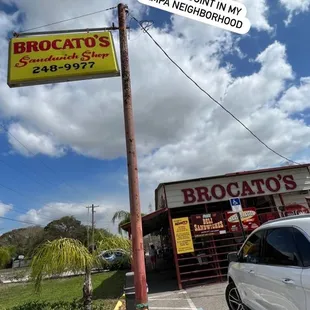 outside