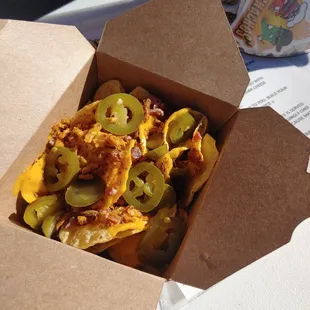 a box of food on a table