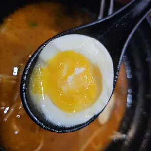 Spicy Black Garlic Miso Broth Ramen