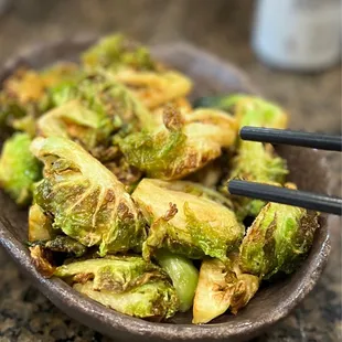44. Brussels Sprouts with Truffle Salt ()