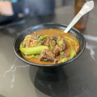 43. Spicy Braised Beef Brisket Noodle Soup