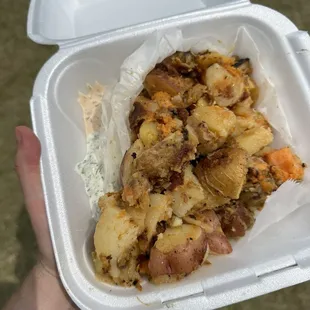 Three potato hash