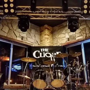 a drum set