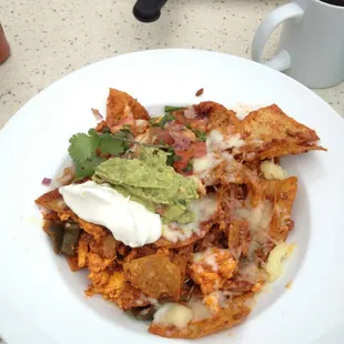 Pulled Pork Chilaquiles