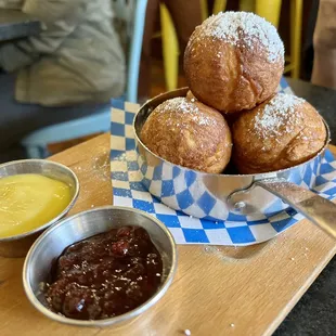 Æbleskiver (Danish pancake balls)