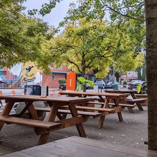 Outdoor seating still available