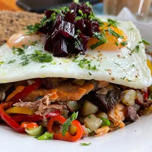 Swedish hash with trout