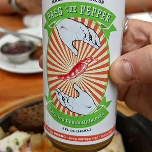 The hot sauce to go with my hash!