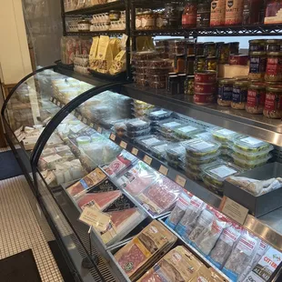 Cold meats, cheeses and olives