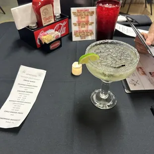 Oh yes a girl gotta have her drink and the owners wife made it and she did that !!!!