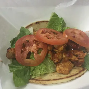 Chicken pita (no onions).