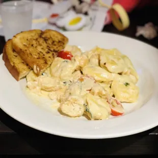 Chicken parmigiana tortellini