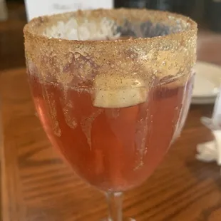 Candied Apple Mimosa.