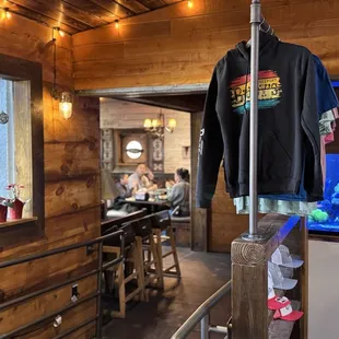 There's a dining room back there.