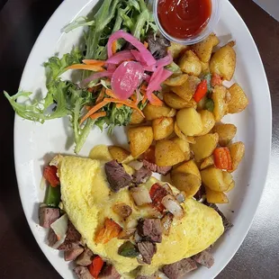 Tri Tip Omelette
