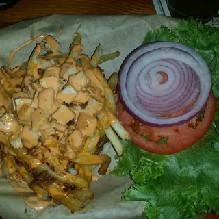 Buffalo French Fry Burger